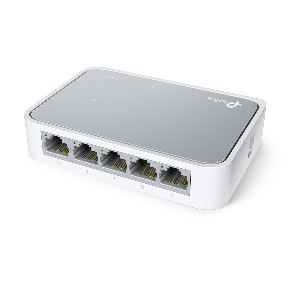 Фото Коммутатор TP-Link SOHO TL-SF1005D Коммутатор 5-port 10/100M mini Desktop Switch, 5 10/100M RJ45 ports, Plastic case
