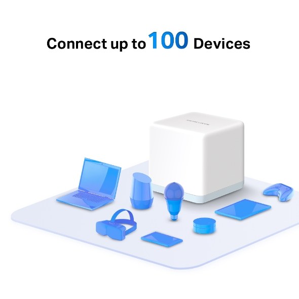 Фото Система MESH AC1200 Whole Home Mesh Wi-Fi System, 2 Internal Antennas, 2 Gb ports (WAN/LAN)