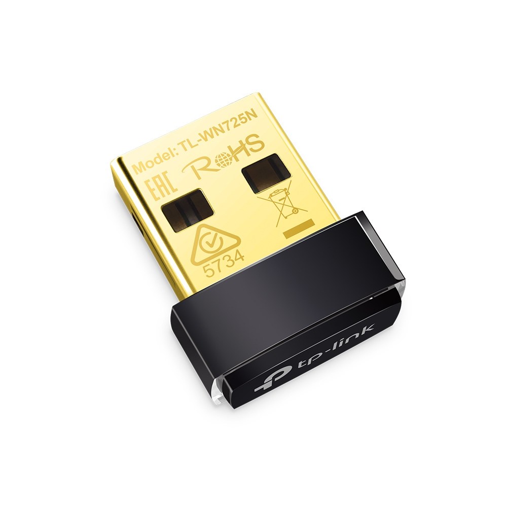 Фото Сетевой адаптер TP-Link SOHO TL-WN725N Беспроводной USB Нано адаптер 150 Мбит/с стандарта N c кнопкой QSS(Realtec)