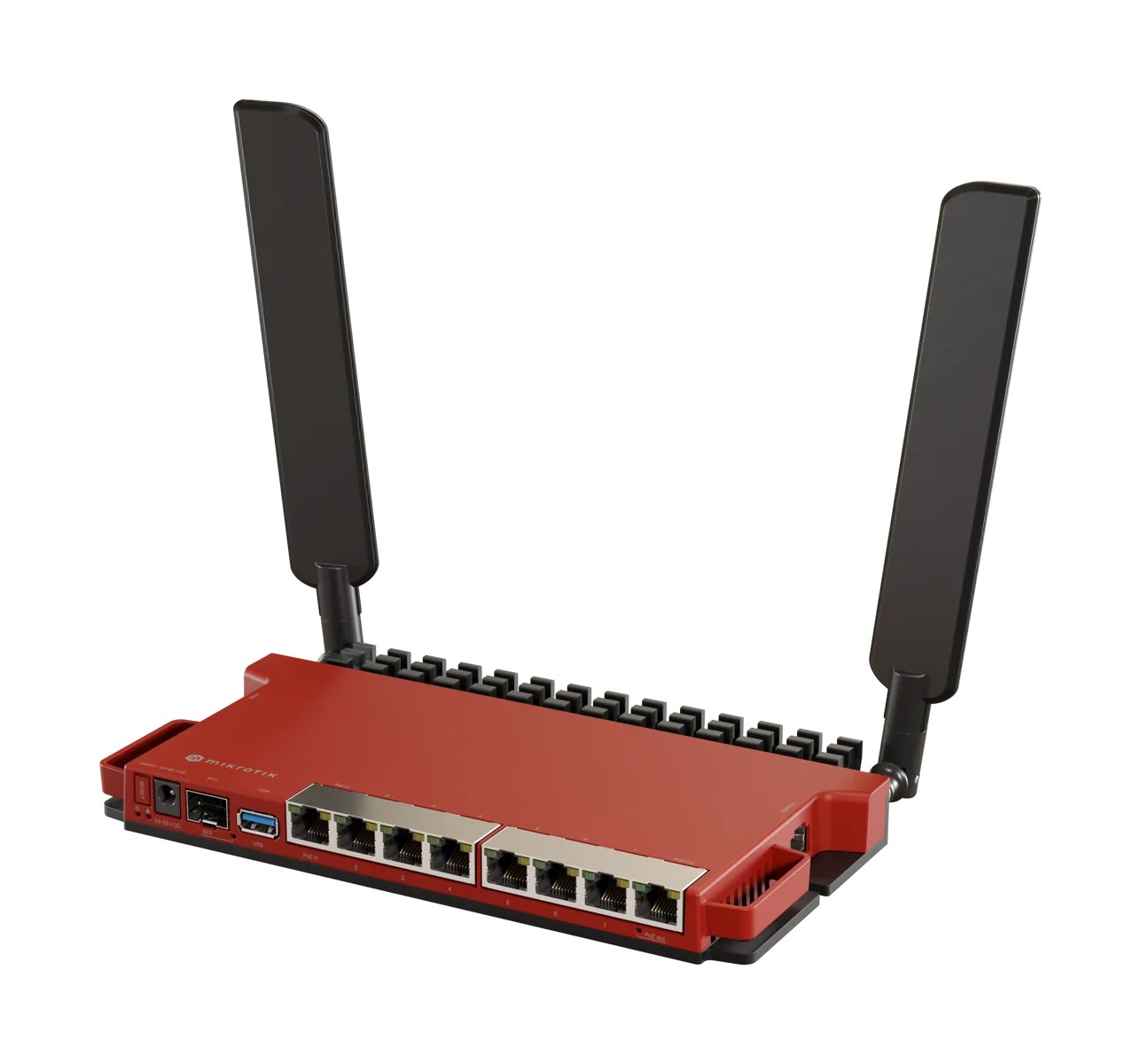 Фото Роутер беспроводной MikroTik L009UiGS-2HaxD-IN AX600 10/100/1000BASE-TX, 2.4Ггц, 8*1Gbit, 1*SFP 2.5Gbit