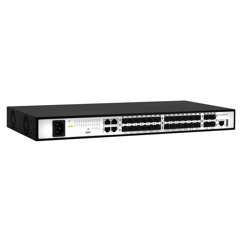 Фото Коммутатор SNR SNR-S5210G-24FX, 20×1 Гбит/с SFP + 4×1 Гбит/с Комбо (RJ45/SFP) + 4×10 Гбит/с SFP+, управляемый