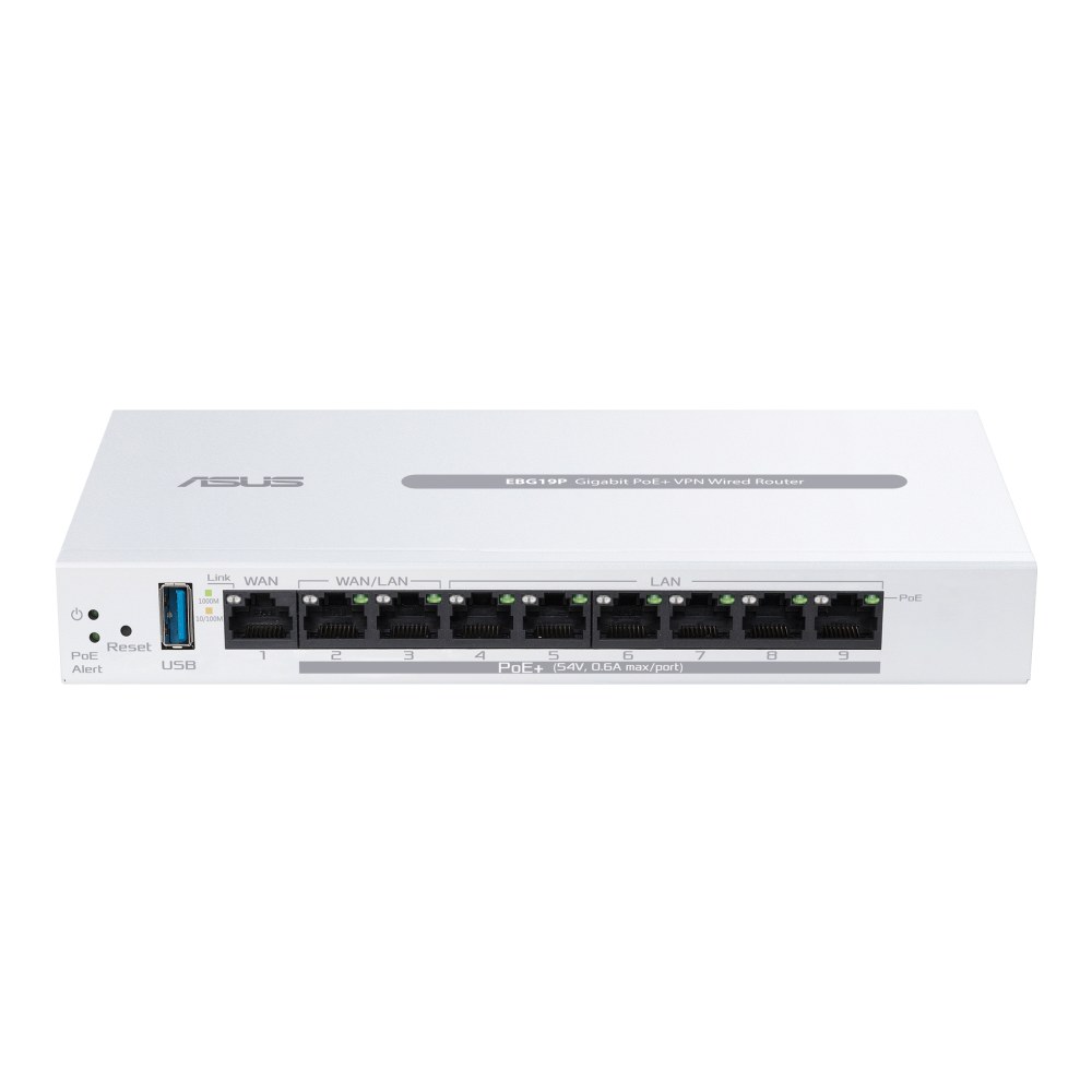 Фото Маршрутизатор ASUS ExpertWiFi EBG19P, 8×LAN + 1×WAN