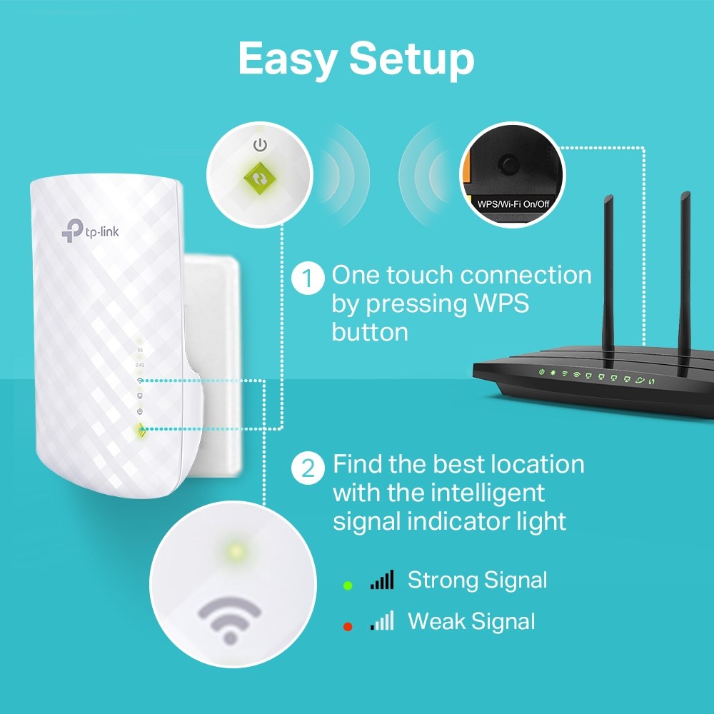 Фото Повторитель TP-Link RE220 AC750