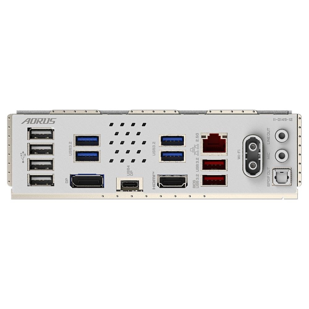 Фото Материнская плата Gigabyte B860M AORUS ELITE WIFI6E ICE, LGA1851, Intel B860, 4xDDR5, 4xSATA, 3xM.2, 1xPCIe 5.0 x16, 1xPCIe 4.0 x4, 1xDP, 2xHDMI, 1x2.5Gb LAN, Wi-Fi 6E, Bluetooth 5.3, 2xUSB-A 10Gbps (Gen2), 4xUSB-A 5Gbps, 4xUSB-A 2.0, 1xUSB-C 20Gbps (USB4