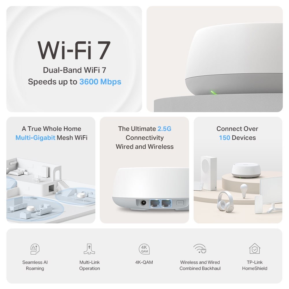 Фото Mesh-система TP-Link Deco BE25 (3 шт.) BE3600