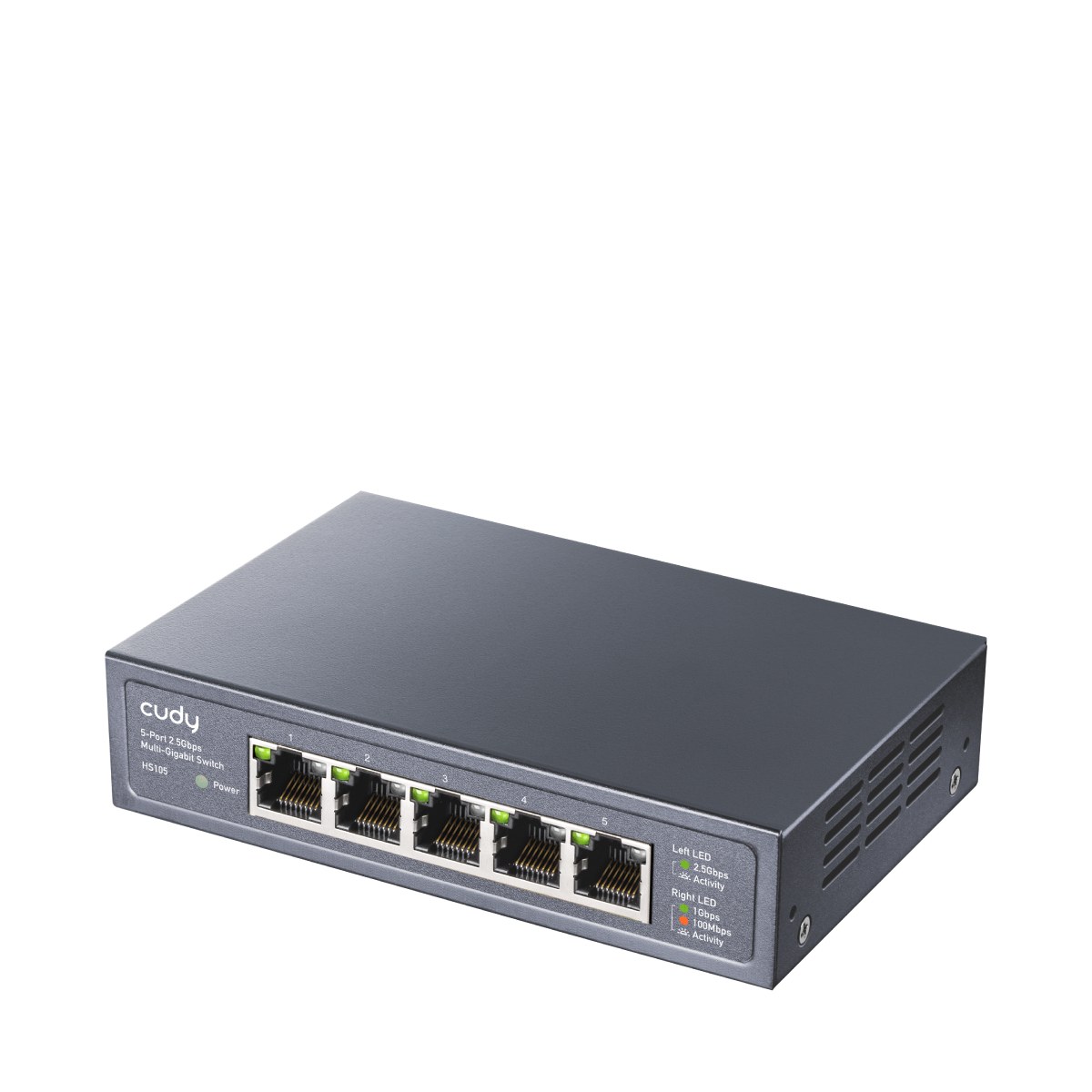 Фото Коммутатор Cudy HS105, 5×2.5 Гбит/с