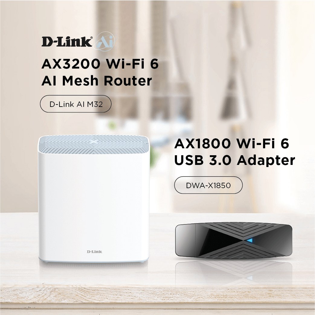 Фото Сетевой адаптер Wi-Fi D-Link DWA-X1850 DWA-X1850/A1A AX1800 USB 3.0 (ант.внутр.)