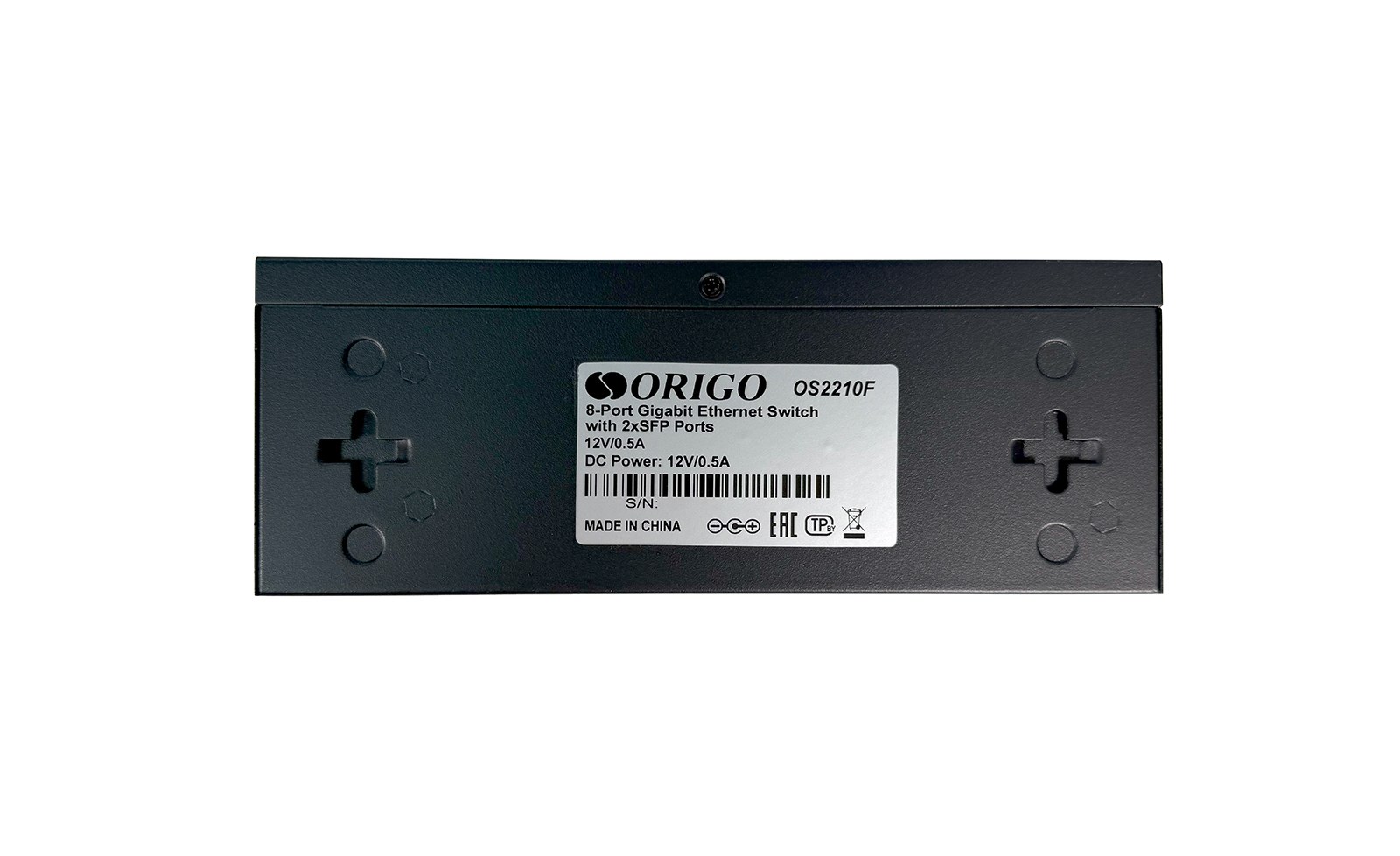 Фото Коммутатор ORIGO OS2210F/A2A Конфигурируемый коммутатор, 8x1000Base-T, 2x1000Base-X SFP, DIP-переключатель, корпус металл