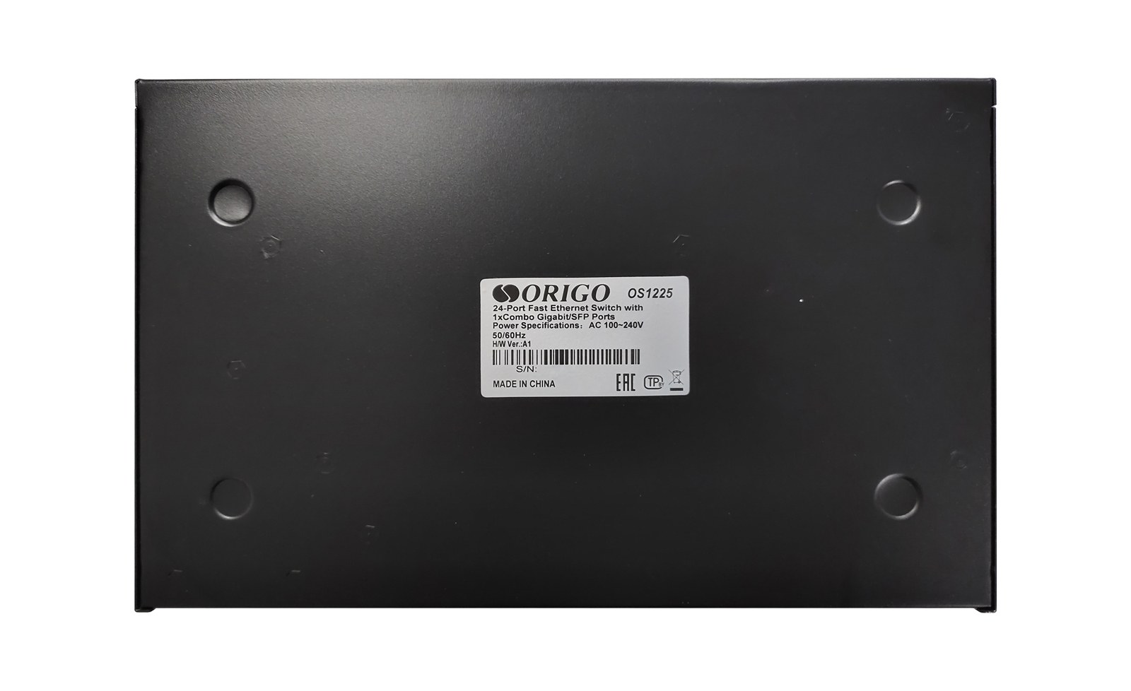 Фото Коммутатор настраиваемый 25-портовый 100 Мбит/с ORIGO OS1225/A1A с гигабитным комбо-портом