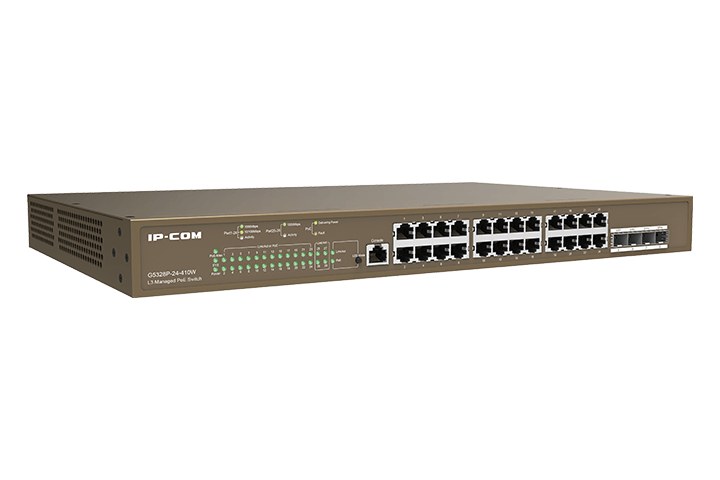 Фото Коммутатор 24PORT 1000M POE 4SFP G5328P-24-410W IP-COM