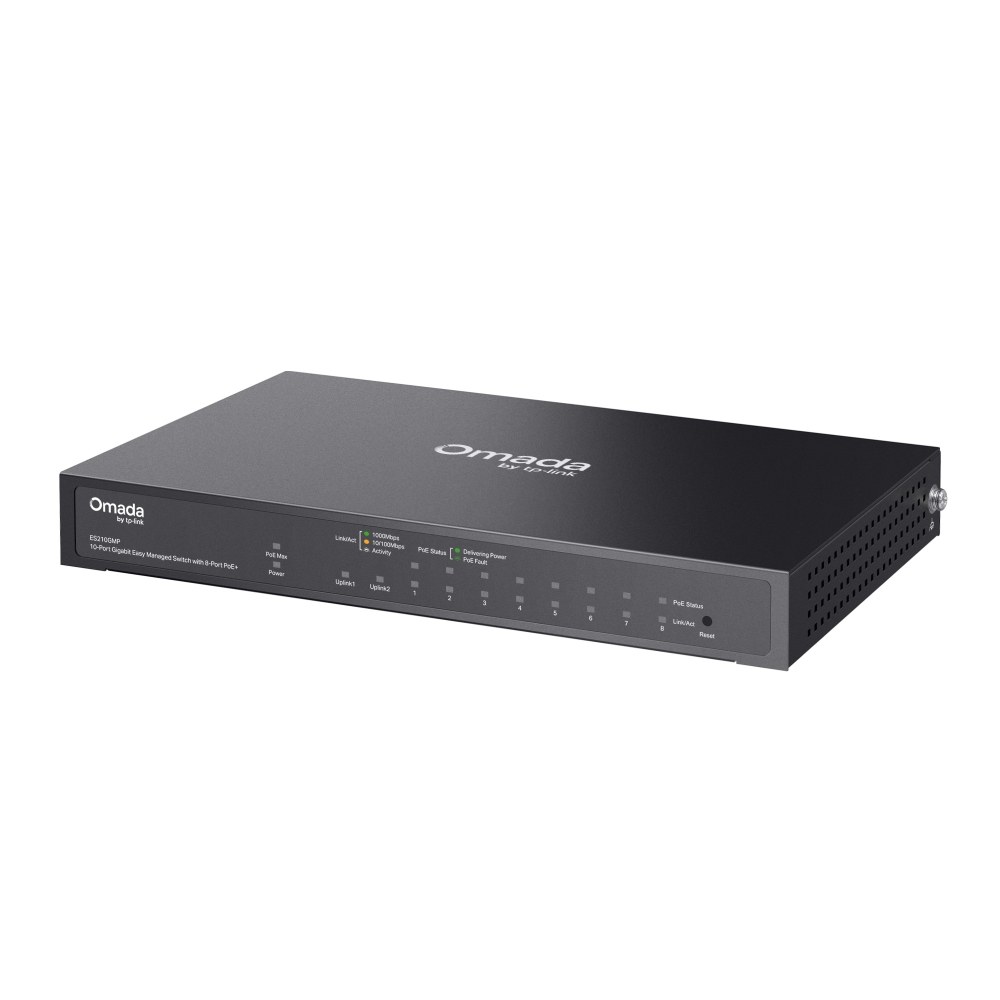 Фото Коммутатор TP-Link Omada 10-Port Gigabit Easy Managed Switch with 8-Port PoE+