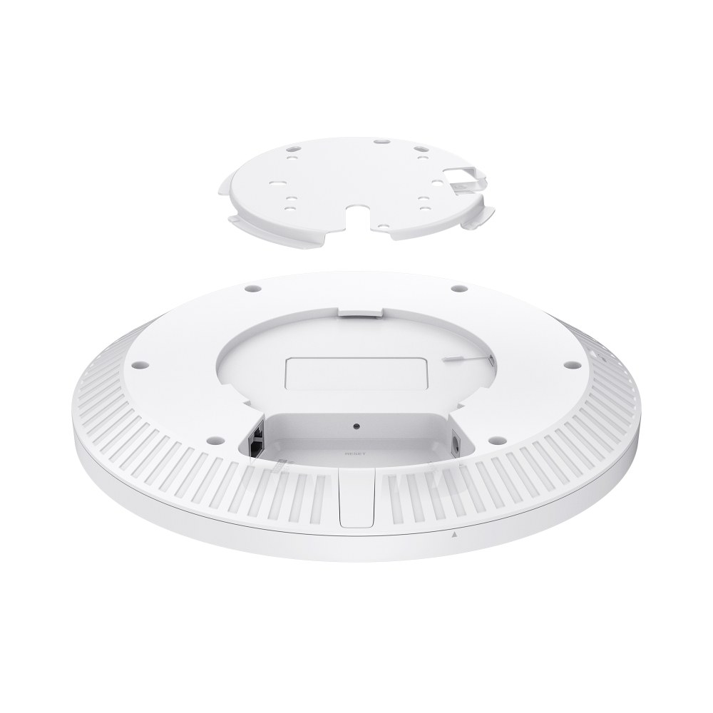 Фото Трехдиапазонная точка доступа TP-Link EAP773, WiFi 7 BE9300, 1 порт RJ45 10 Гбит/с, до 574 Мбит/с 2,4 ГГц + до 2880 Мбит/с 5 ГГц + до 5760 Мбит/с 6 ГГц, 802.3bt (PoE++) или 12 В, MU-MIMO