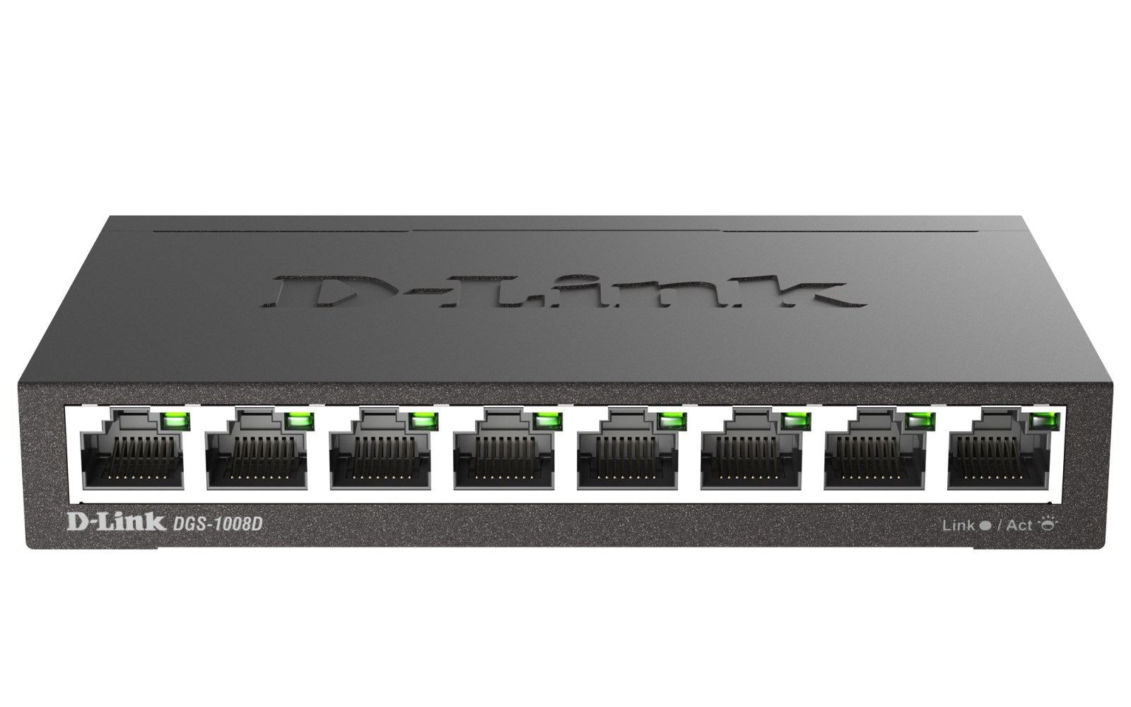 Фото Коммутатор D-Link DGS-1008D/R1A, 8x1000Base-T, корпус металл