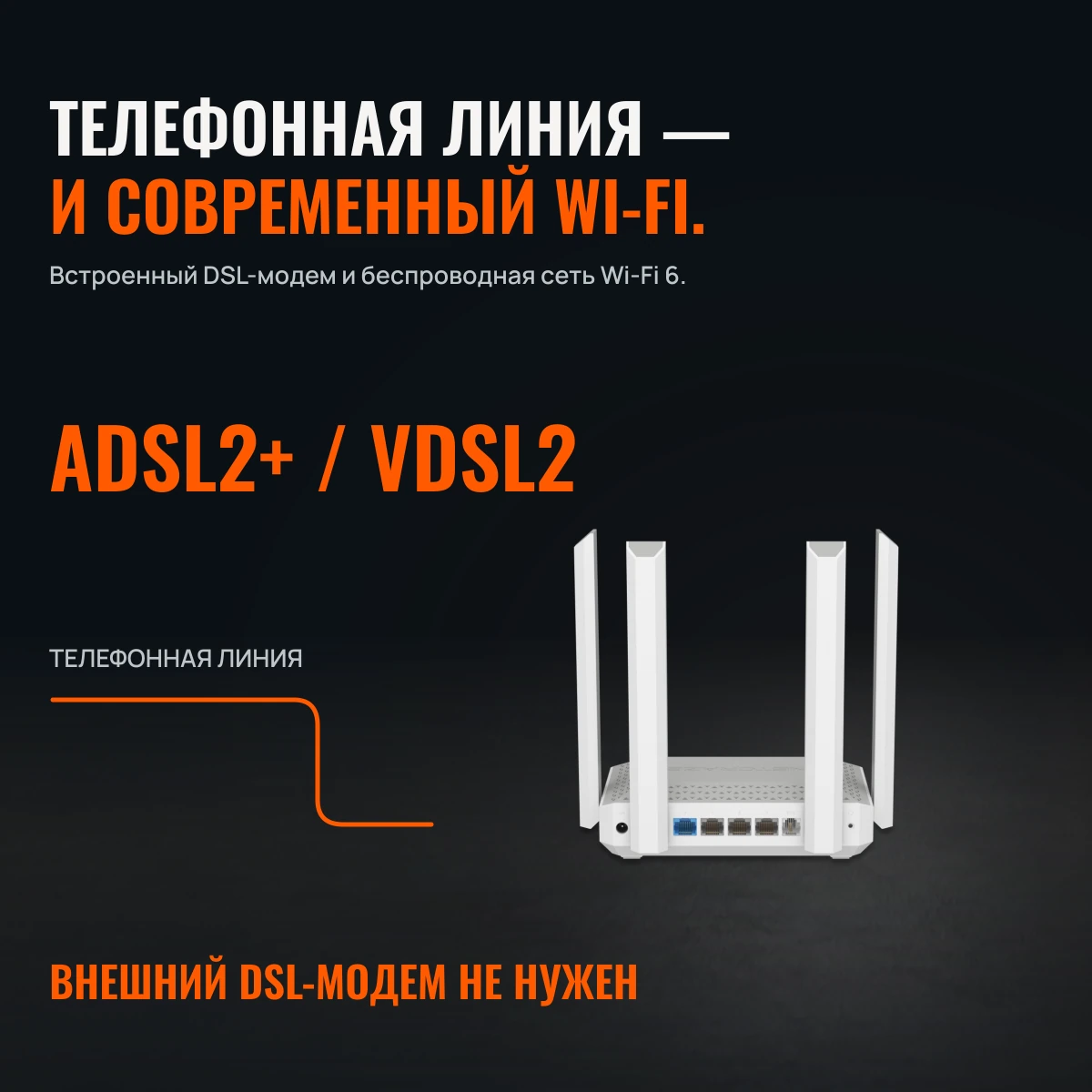 Netcraze Hopper DSL (NC-3611). ТЕЛЕФОННАЯ ЛИНИЯ. СОВРЕМЕННЫЙ WI-FI.