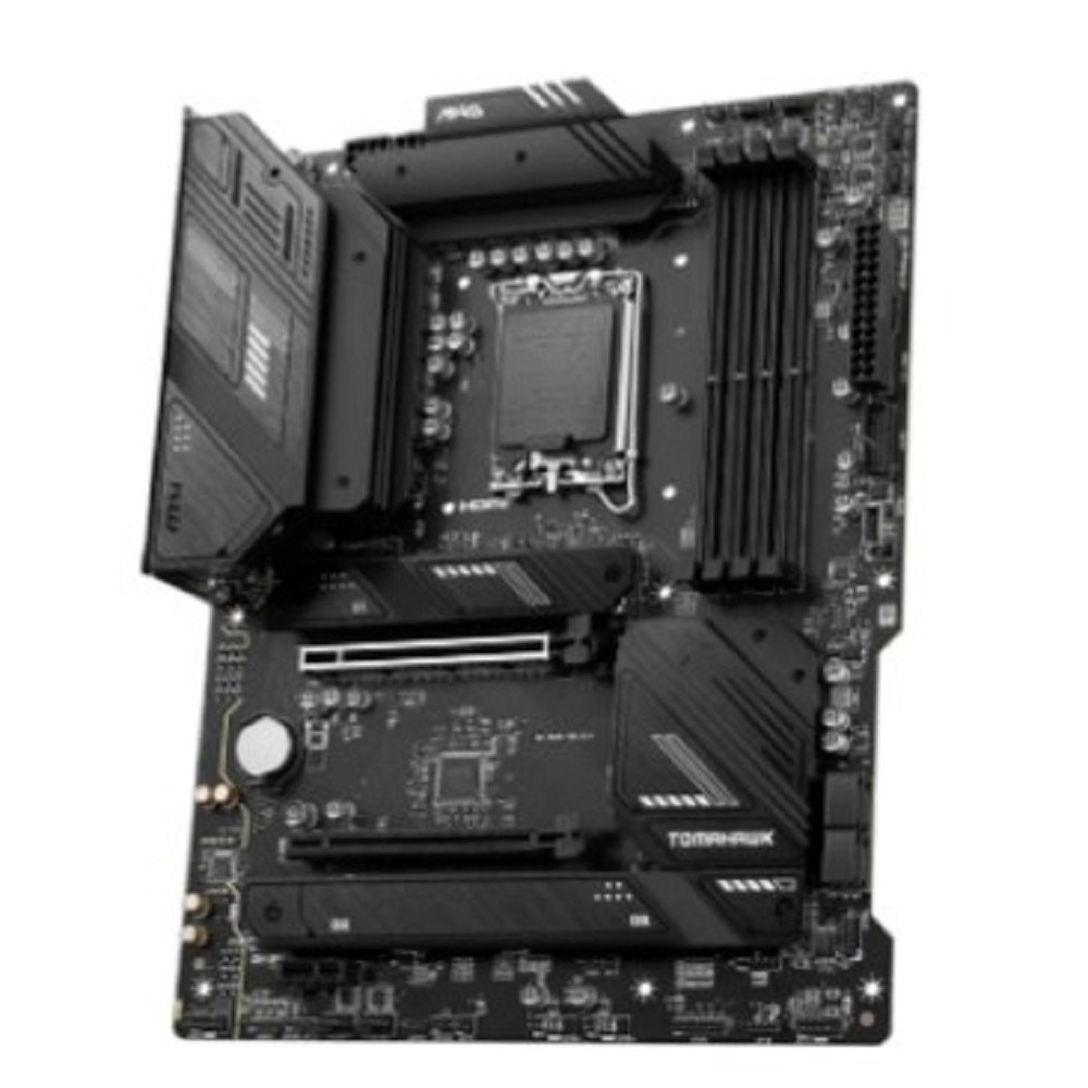 Фото Материнская плата MSI MAG B760 TOMAHAWK WIFI, LGA 1700, Intel B760, 4xDDR5, 4xSATA, 3xM.2, 1xPCI-E 3.0 x4, 1xPCI-E 5.0 x16, 1xHDMI, 1xDP, 1xUSB Type-C, 1x2.5Gb LAN, 4xUSB-A 2.0, 4xUSB-A 3.2 Gen 2, 5x3.5 мм, 7.1, Standard-ATX