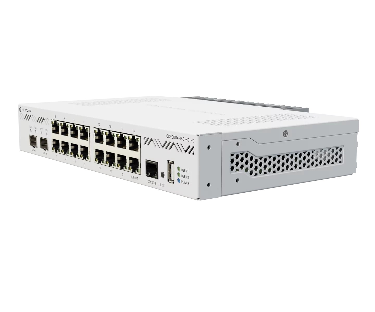 Фото Маршрутизатор Mikrotik CCR2004-16G-2S+PC