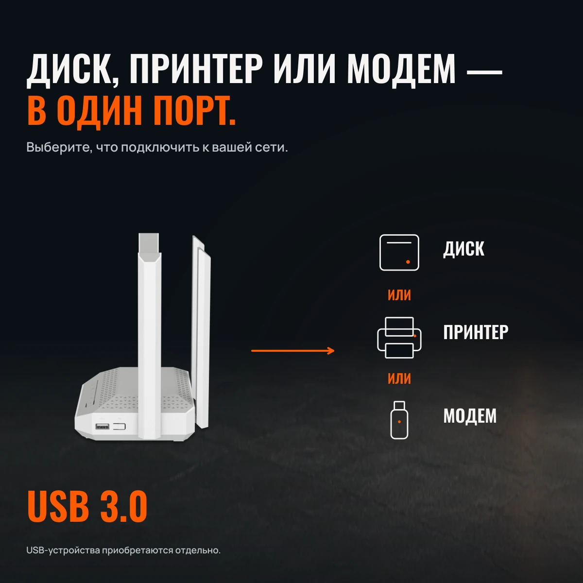 Netcraze Hopper (NC-3811). ОДИН HOPPER. МНОГО ВОЗМОЖНОСТЕЙ. USB 3.0 — диск / принтер / модем.