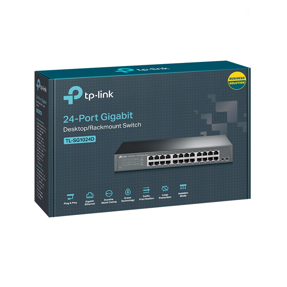 Фото Коммутатор TP-Link TL-SG1024D Коммутатор 24-port Gigabit Switch