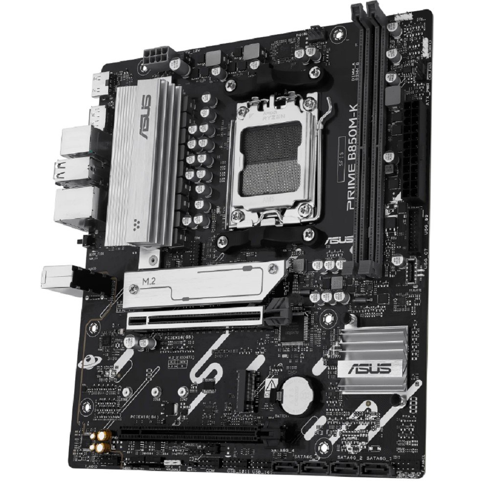 Фото Материнская плата Maxsun Challenger B850M-K, AM5, AMD B850, 2xDDR5, 2xSATA, 1xM.2, 1xPCIe 5.0 x16, 1xPCIe 3.0 x1, 1xHDMI, 1x1Gb LAN, 4xUSB-A 5Gbps, 2xUSB-A 2.0, 2x3.5 мм, 5.1, mATX