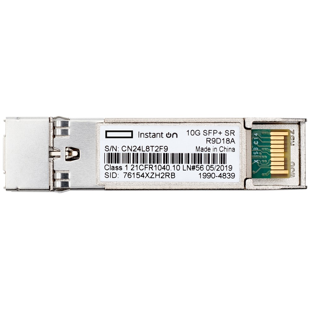 Фото Трансивер HPE R9D18A#0D1 Aruba Instant On 10G SFP+ LC SR 300m OM3 MMF