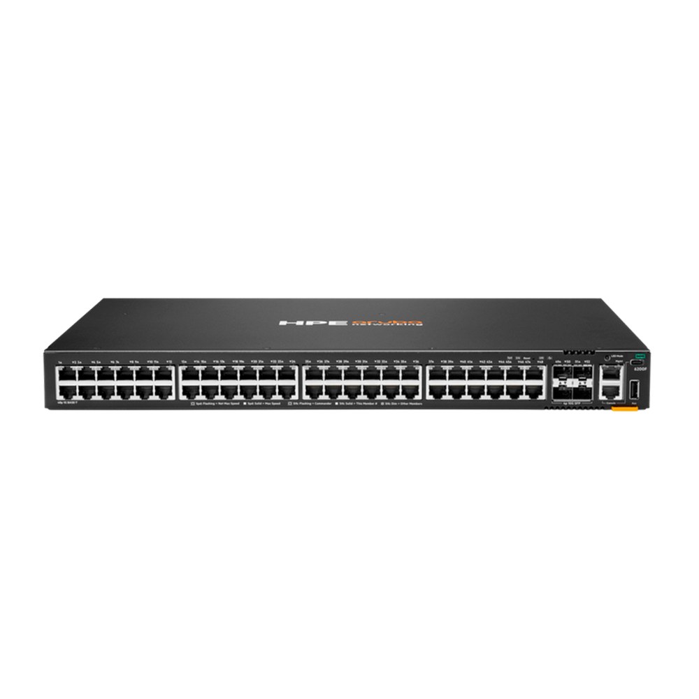 Фото Коммутатор JL726B HPE Aruba Networking CX 6200F 48G 4SFP+ Managed L3 Switch
