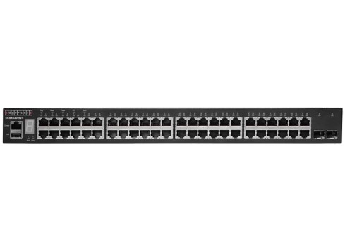 Фото Коммутатор Edge-corE 48 x GE + 2 x 10G SFP+ ports + 1 x expansion slot (for dual 10G SFP+ ports) L3 Stackable Switch, w/1 x RJ45 console port, 1 x USB type A storage port, RPU connector, Stack up to 4 units Edge-corE ECS4620-52T