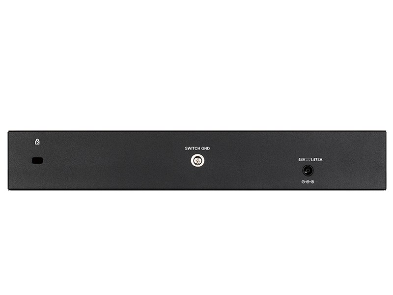 Фото Коммутатор D-Link DGS-1210-10P/FL2A, 8×1 Гбит/с + 2×1 Гбит/с SFP, настраиваемый