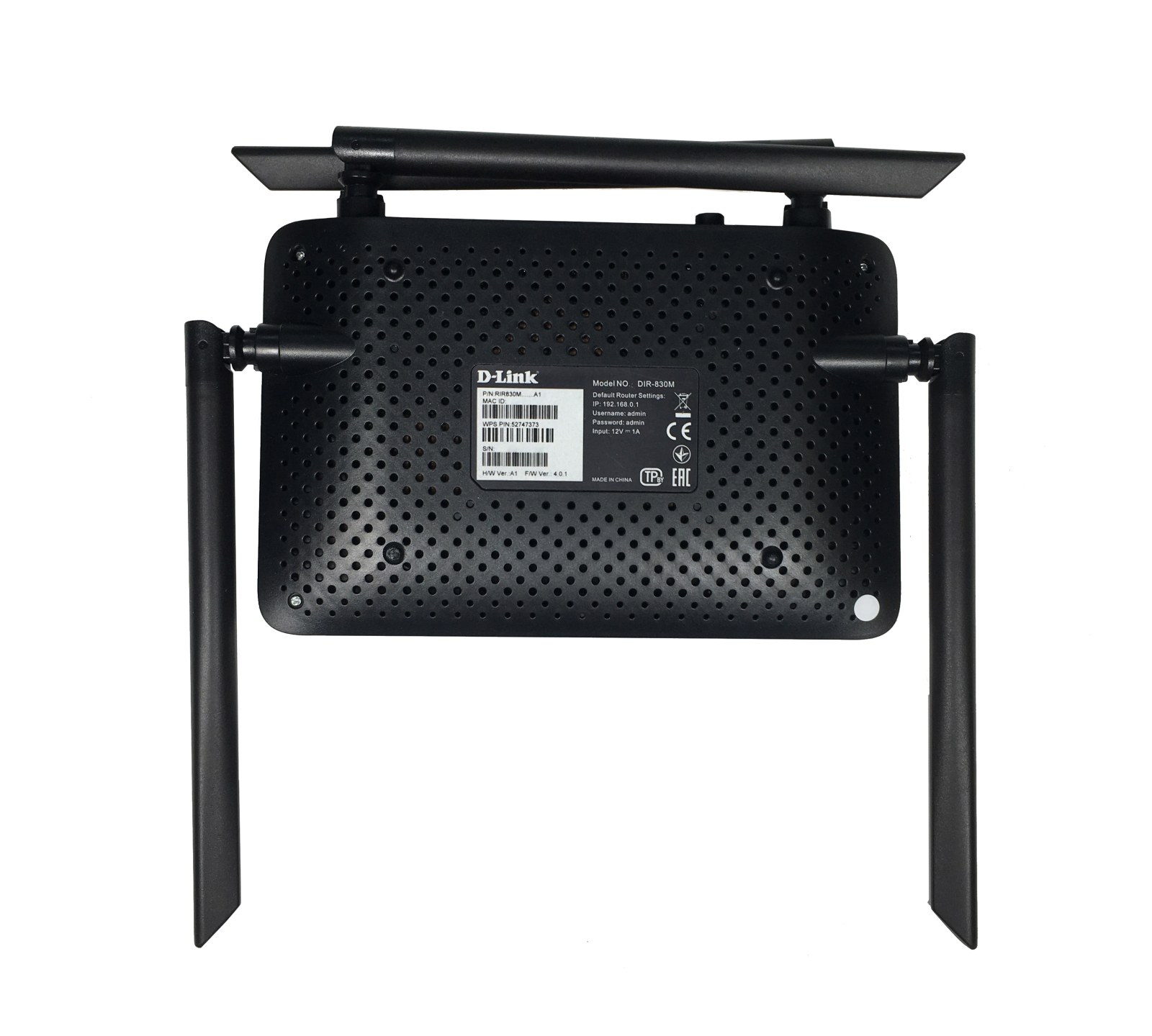 Фото Беспроводной EasyMesh маршрутизатор D-Link DIR-830M/A1A AC1200, 1000Base-T WAN, 3x1000Base-T LAN
