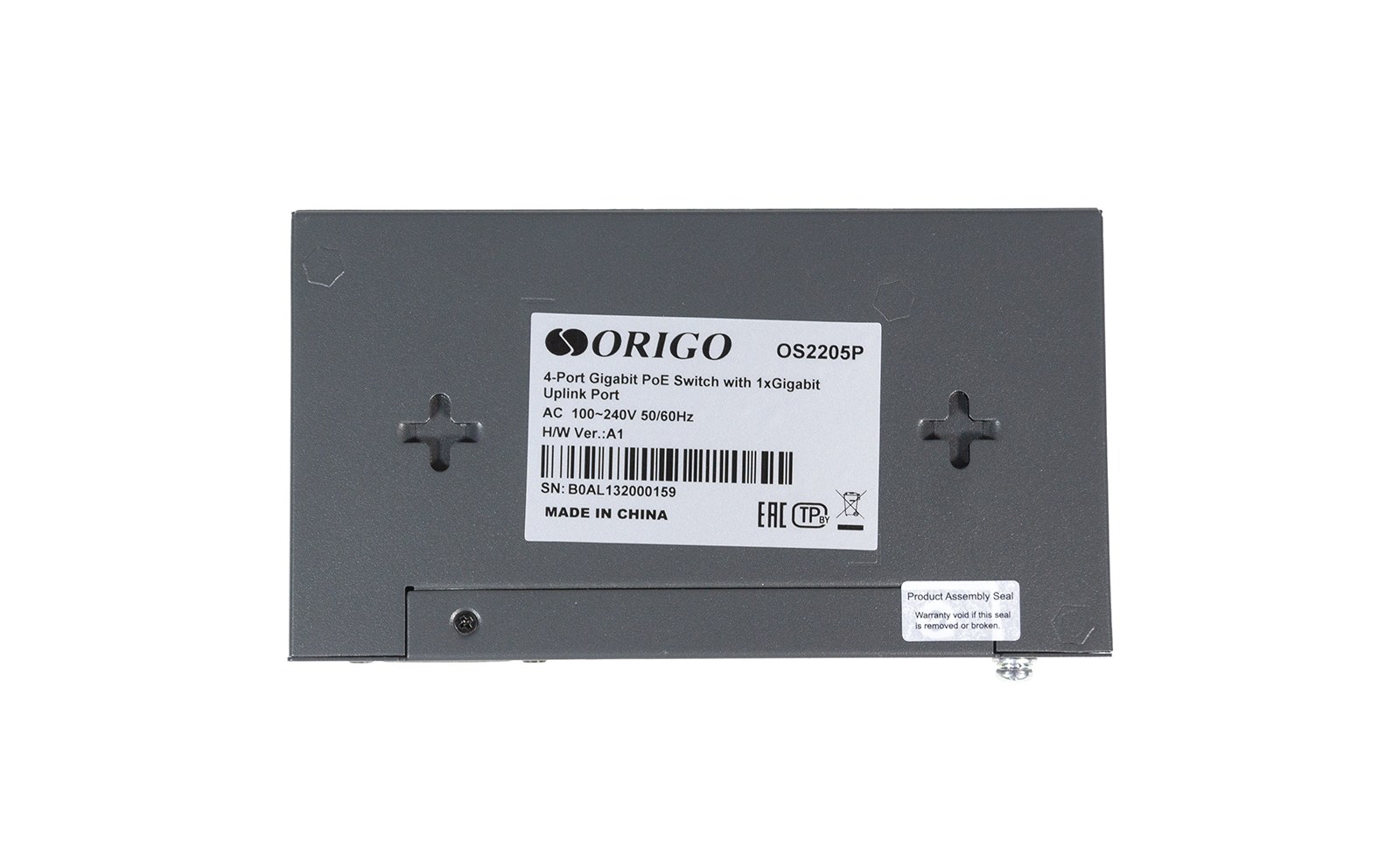 Фото Коммутатор Unmanaged Switch 4x1000Base-T PoE, 1x1000Base-T, PoE Budget 60W, Long-range PoE up to 250m, metal case