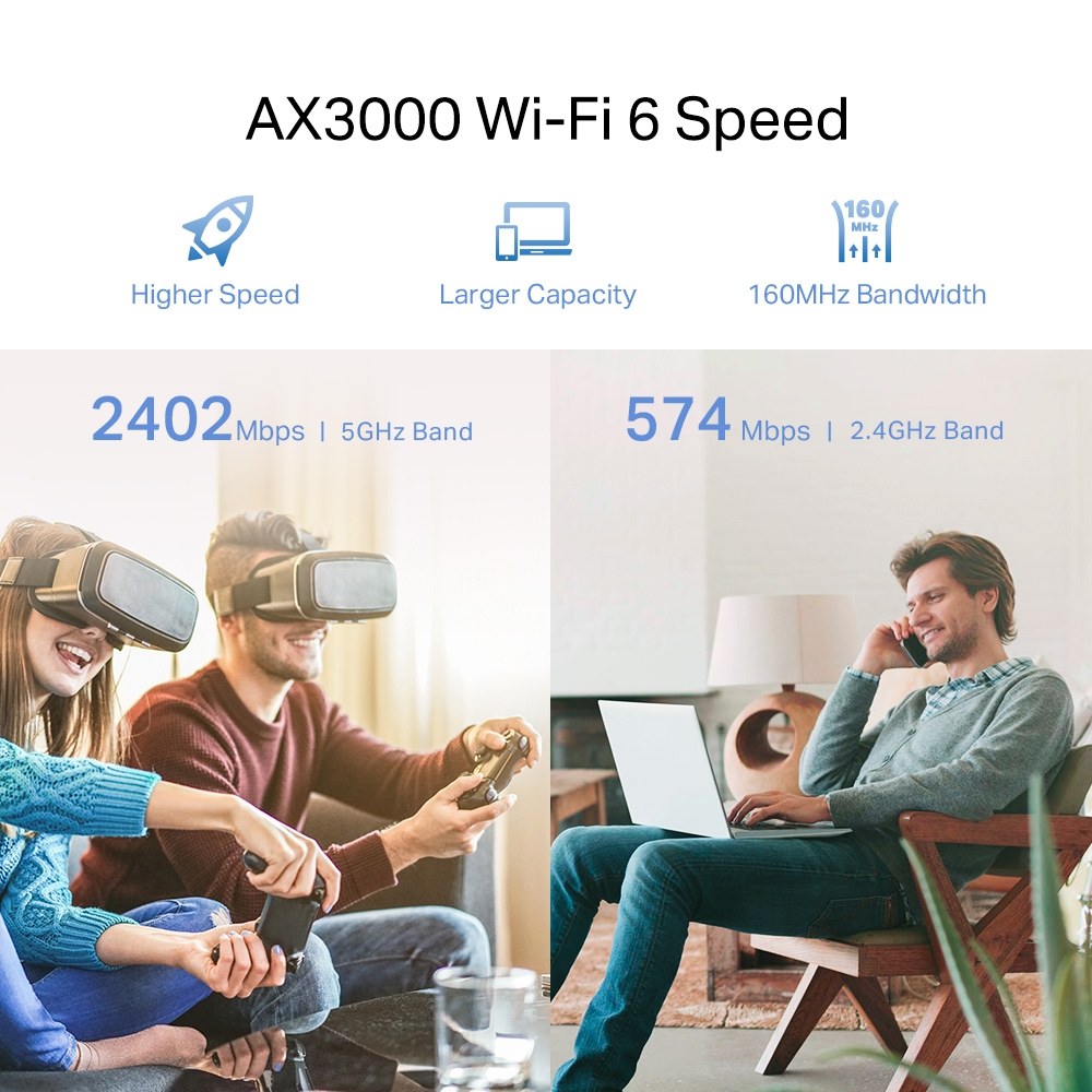 Фото Усилитель Wi-Fi сигнала TP-Link RE705X AX3000