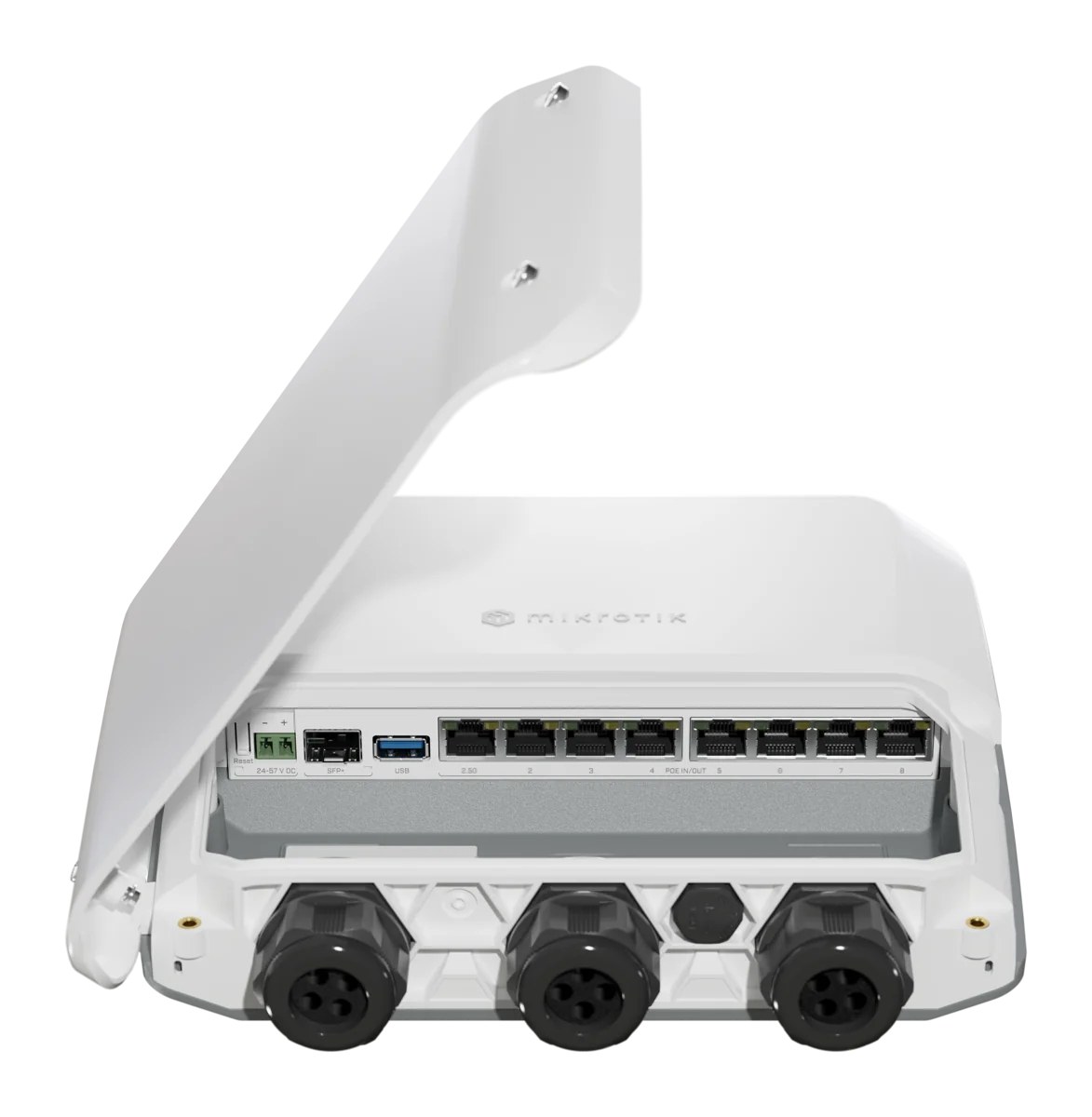 Фото Маршрутизатор/RB5009UPr+S+OUT Wired router 2.5 Gigabit Ethernet, Gigabit Ethernet White