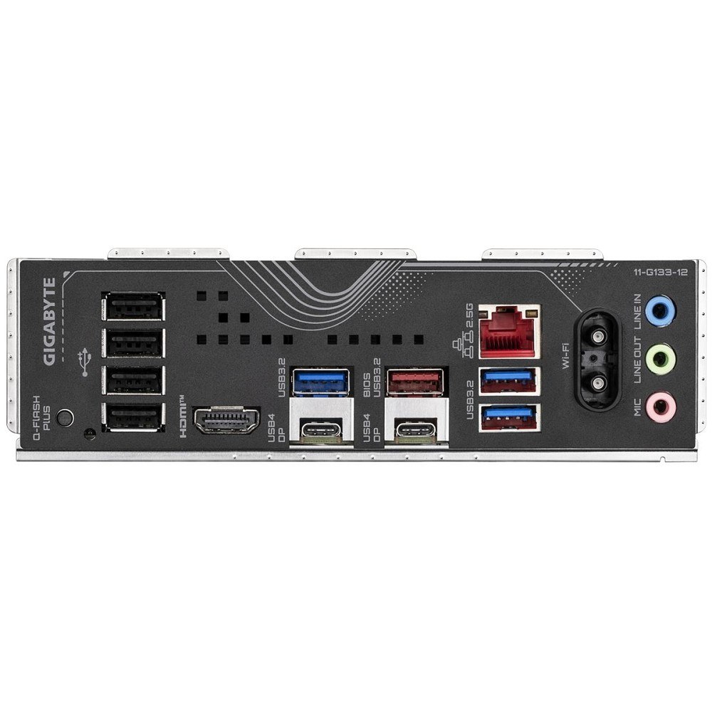 Фото Материнская плата Gigabyte X870 EAGLE WIFI7, AM5, AMD X870, 4xDDR5, 4xSATA, 3xM.2, 1xPCI-E 5.0 x16, 2xPCI-E 3.0 x1, 1xHDMI, 1xUSB-C (DP), 1x 2.5Gb LAN, 4xUSB-A 2.0, 3xUSB-A 3.2 Gen 1, 1xUSB-A 3.2 Gen 2, 2xUSB-C 3.2 Gen 2 (USB4), 3x3.5 мм, 7.1, ATX
