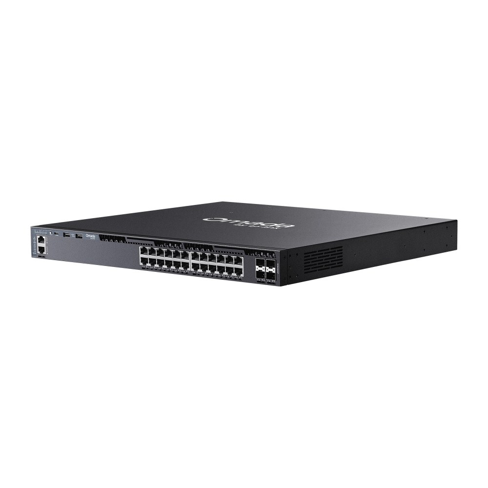 Фото Коммутатор TP-Link SG6428XHP, 24×1 Гбит/с PoE+ + 4×10 Гбит/с SFP+, управляемый
