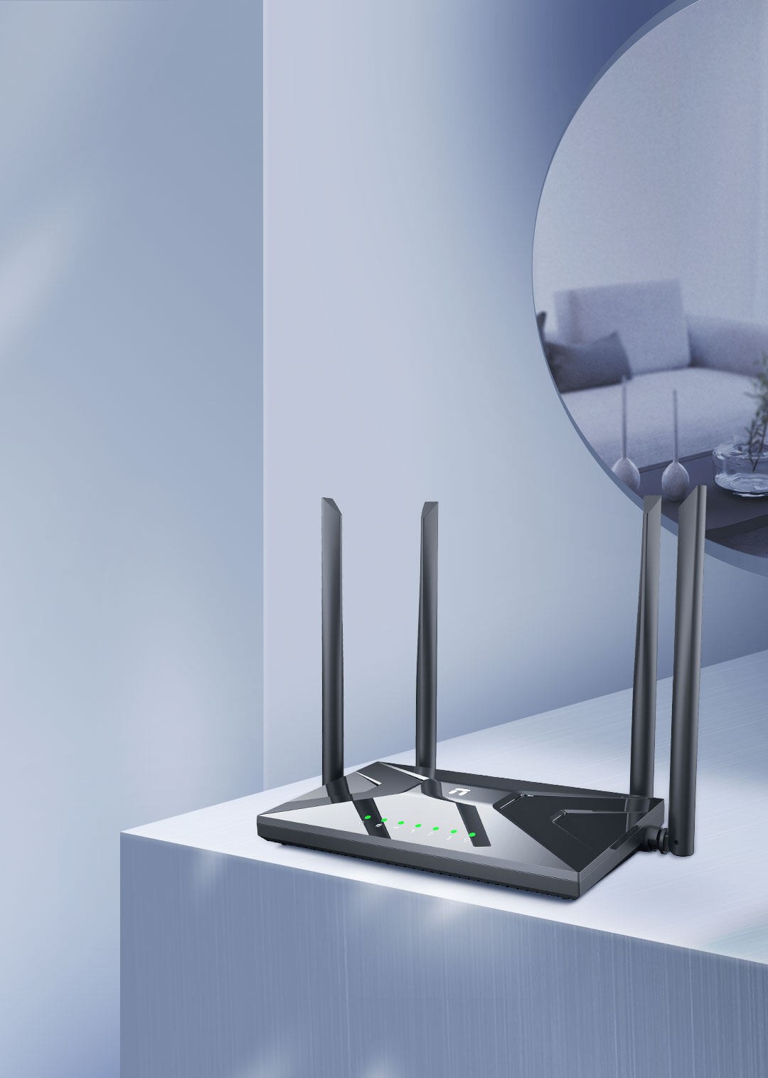 Фото Беспроводной роутер NETIS Mesh IEEE 802.3 IEEE 802.11a IEEE 802.11 b/g IEEE 802.11n IEEE 802.11ac IEEE 802.11ax Наличие USB 3.0 4x10/100/1000M DHCP Количество антенн 4 NC65