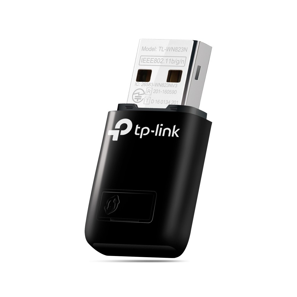 Фото Сетевой адаптер TP-Link SOHO TL-WN823N Беспроводной USB мини адаптер 300 Мбит/с стандарта N c кнопкой QSS(Realtec)