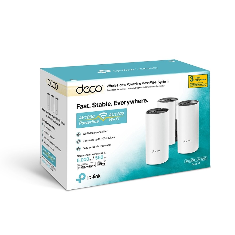 Фото Mesh-система TP-Link Deco P9 (2 шт.) AC1200