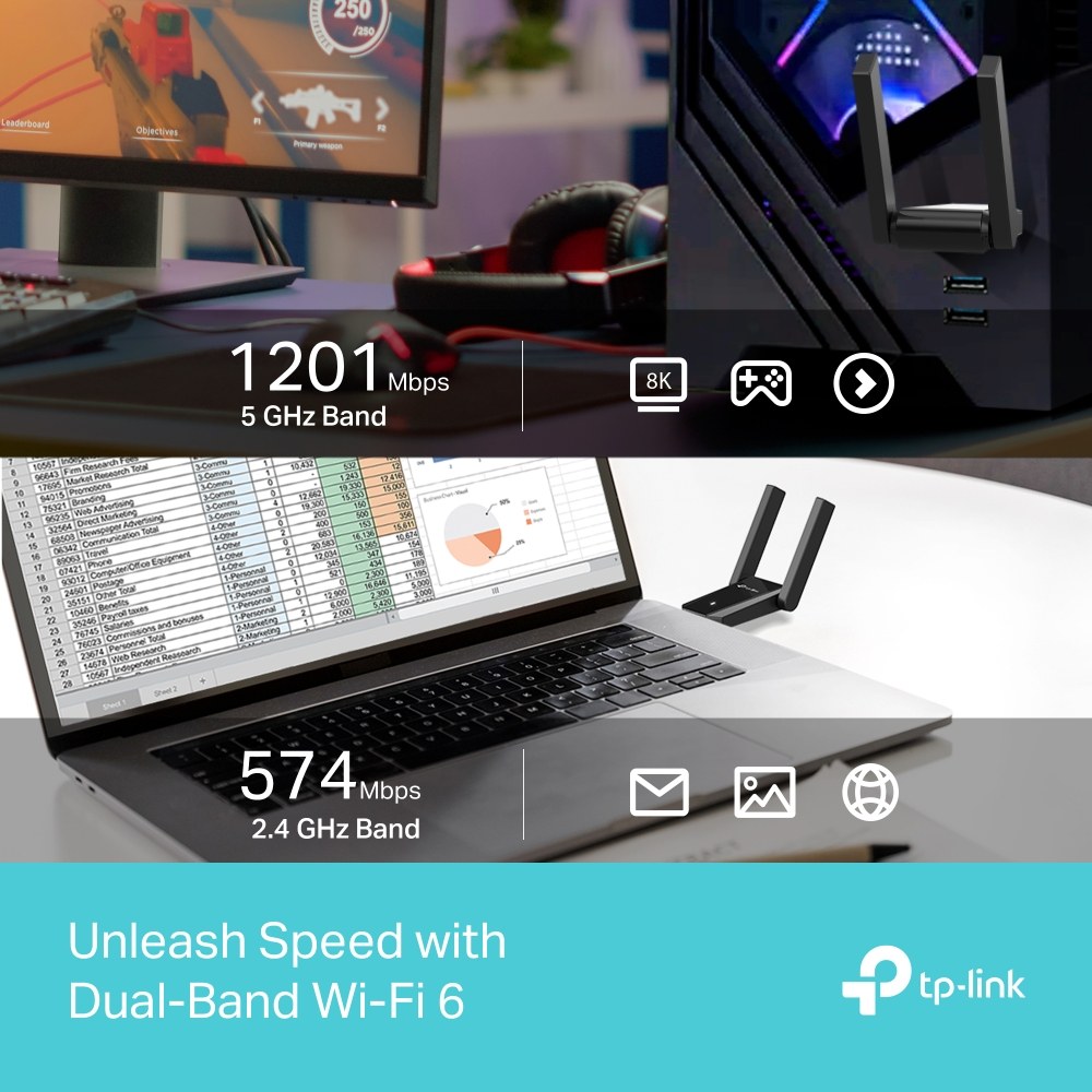 Фото USB Wi-Fi адаптер TP-Link Archer TX30U Plus AX1800