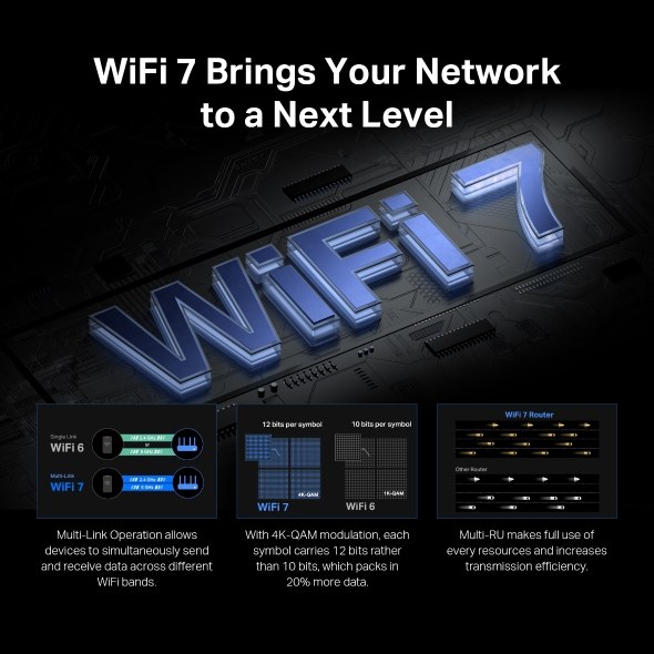 Фото Двухдиапазонный беспроводной маршрутизатор Wi-Fi Mercusys MR37BE