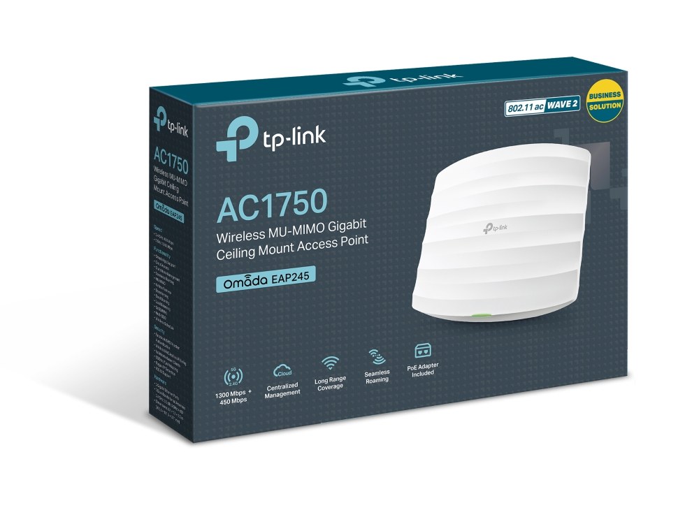Фото Точка доступа TP-Link EAP245(5-pack) AC1750 10/100/1000BASE-TX