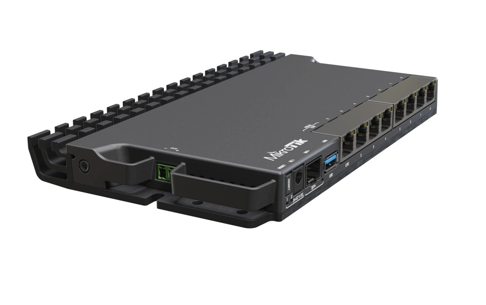 Фото Маршрутизатор MikroTik RB5009UG+S+IN, 7×1 Гбит/с + 1×2.5 Гбит/с + 1×10 Гбит/с SFP+, управляемый