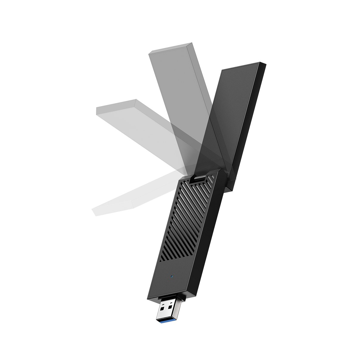 Фото Сетевой адаптер Wi-Fi Cudy WU5400 AXE5400 USB 3.0 (ант.внеш.несъем.) 2ант.