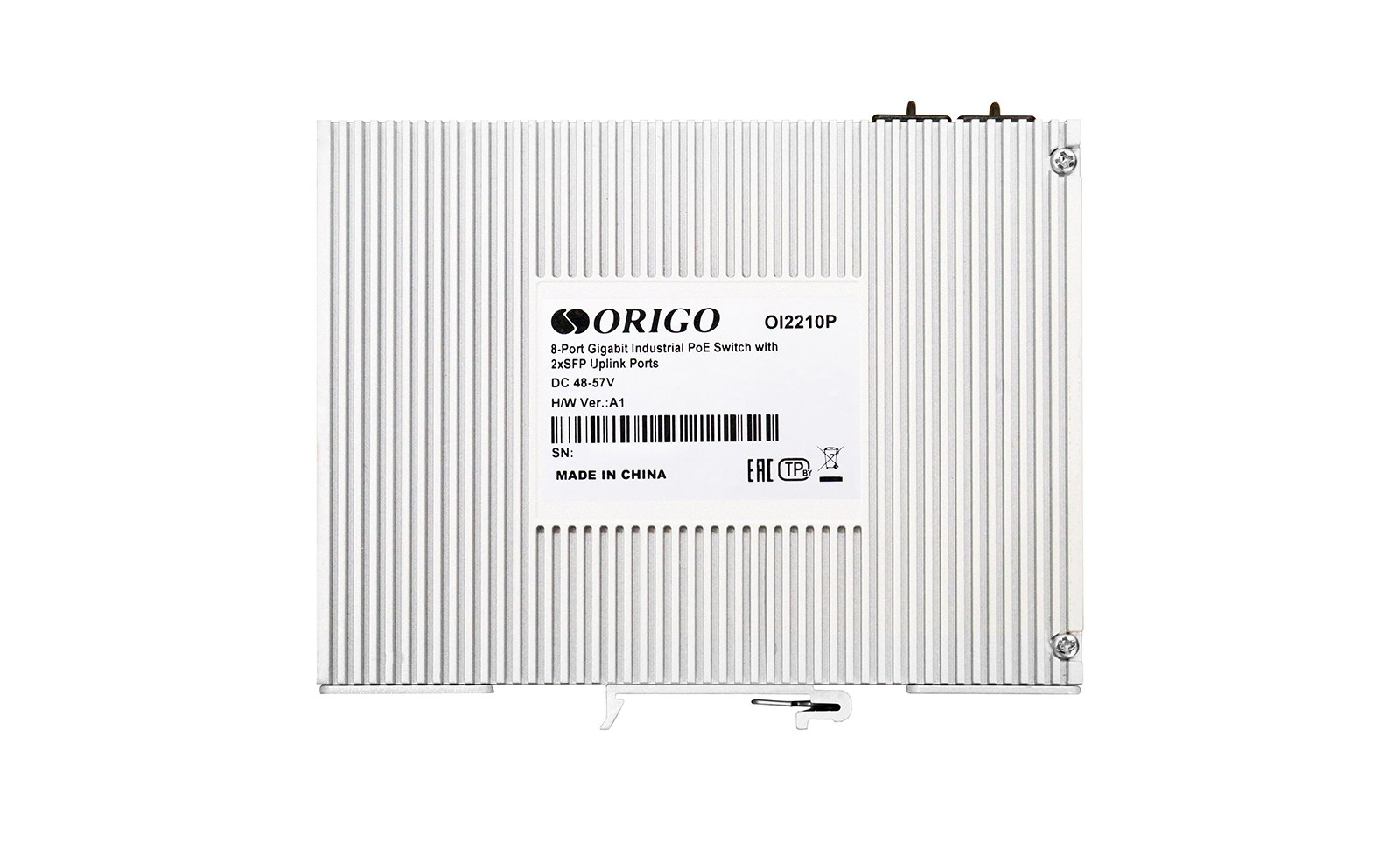 Фото Коммутатор Unmanaged Industrial Switch 8x1000Base-T PoE, 2x1000Base-X SFP, PoE Budget 185W, Surge 4KV, -40 to 75°C