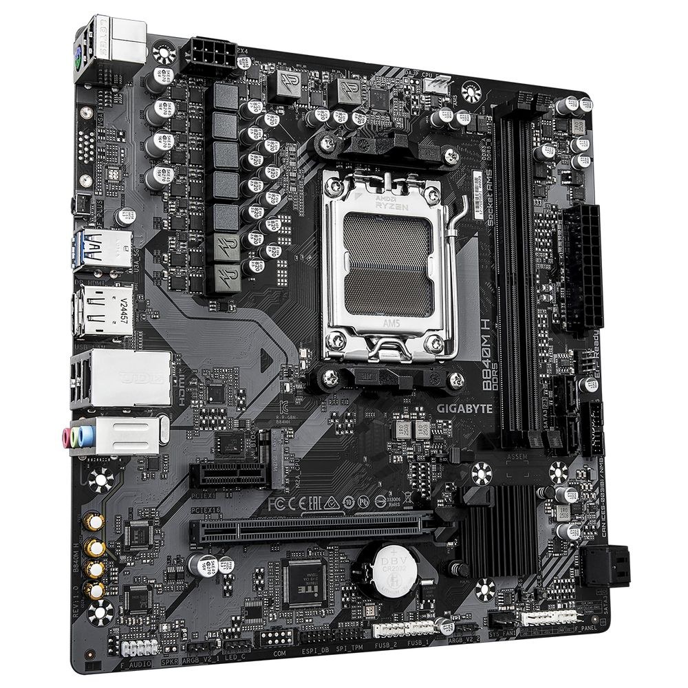 Фото Материнская плата Gigabyte B840M H, RTL