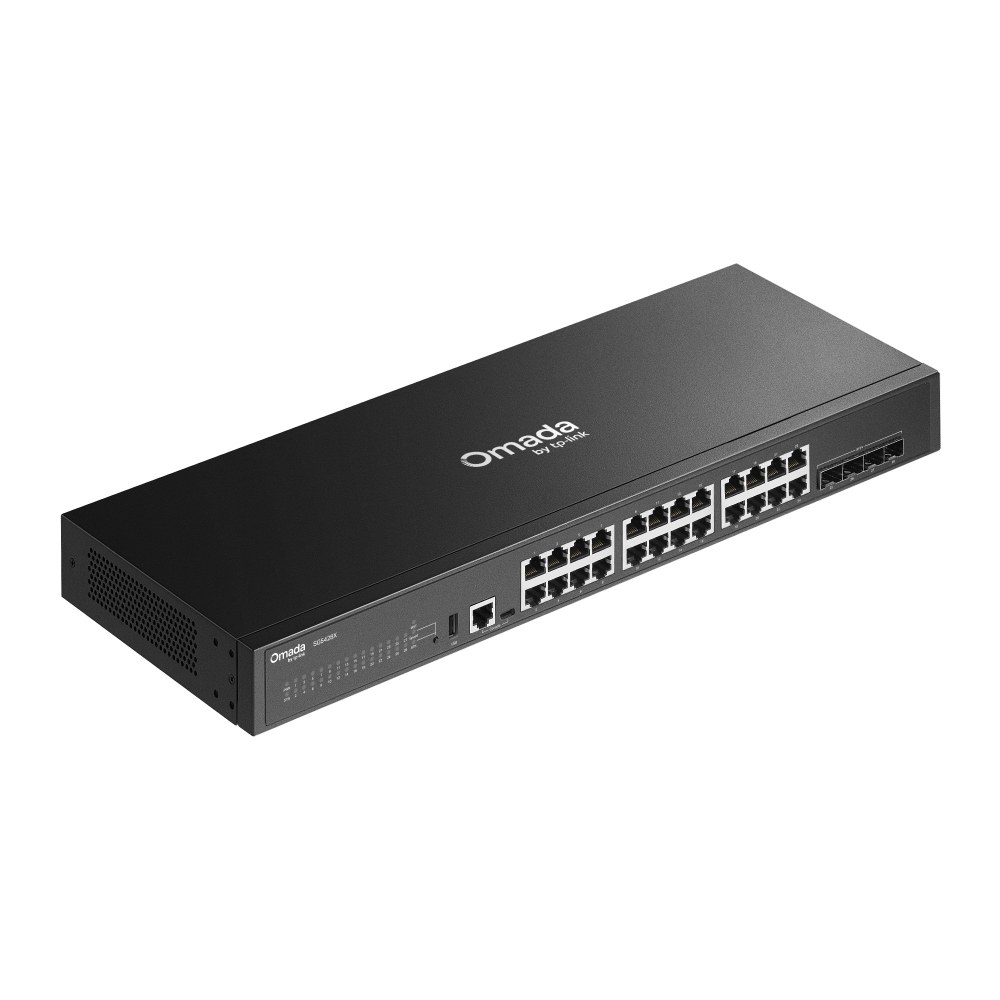 Фото Коммутатор TP-Link Omada SG5428X, 24×1 Гбит/с + 4×10 Гбит/с SFP+, управляемый