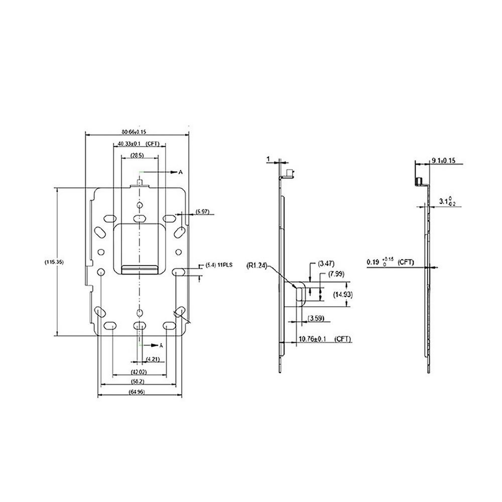 Фото Крепление CISCO Mounting bracket for Catalyst 9105AX, OEM, AIR-AP-BRACKET-W4