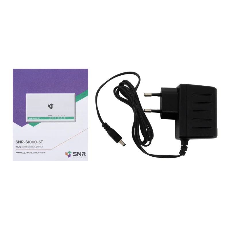 Фото Коммутатор SNR SNR-S1000-5T, 10/100BaseT, количество портов 5 шт, (L2)