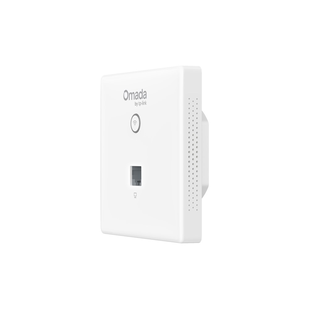 Фото Точка доступа TP-Link Omada AC1200 wireless MU-MIMO Gigabit wall-plate Access Point, 1 Gigabit downlink port, 1 gigabit uplink port, 802.3af/at PoE in, wall plate mounting, support standalone mode and controlled by Omada SDN controller (Software/hardware/