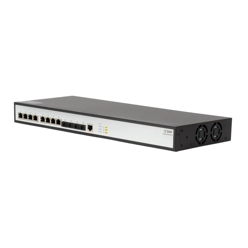 Фото Коммутатор SNR Управляемый коммутатор уровня 2+, 8 портов 1/2.5/5/10GBASE-T, 4 порта 1/10G SFP+ встроенный БП ~220V AC