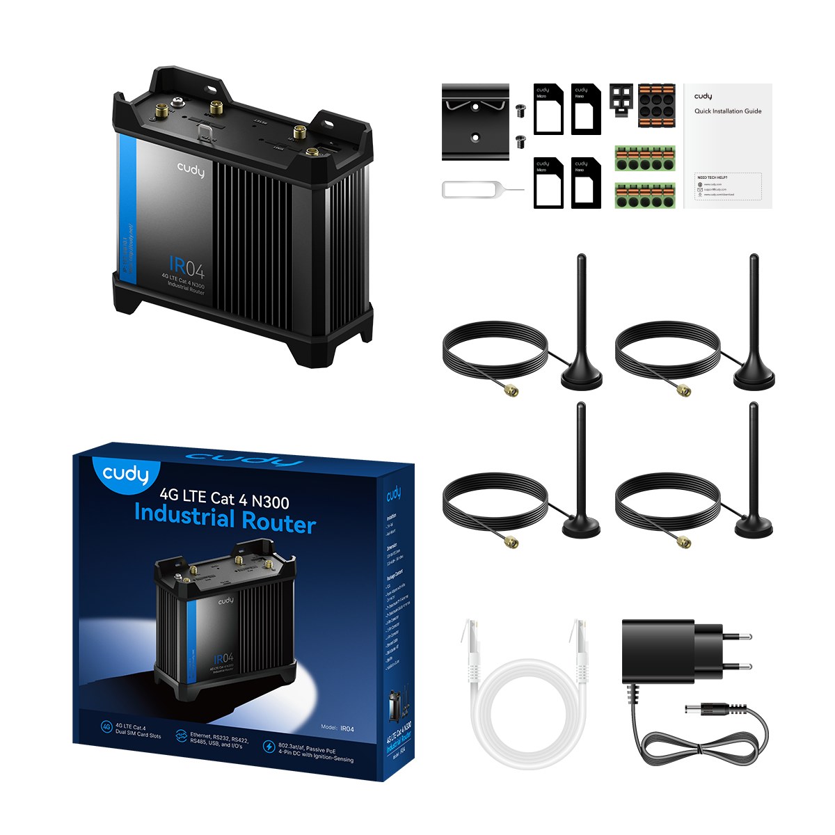 Фото Промышленный маршрутизатор 4G Industrial Router