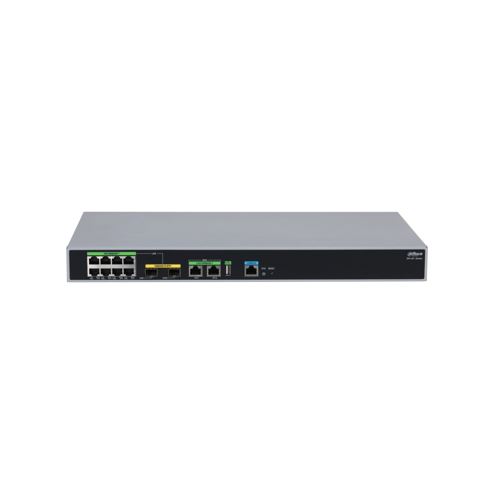 Фото Wi-Fi-контроллер Dahua include 64 AP license WAN 2*2.5GE,LAN 8*GE + 2*10GE SFP+